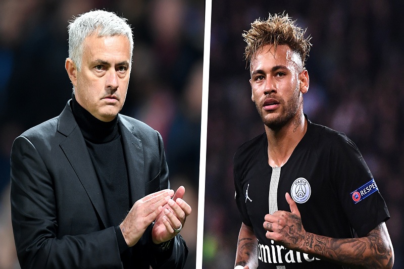 نیمار و مورینیو با رونالدو هم تیمی شدند